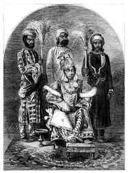 Nawab Sikandar, o Begum de Bhopal, 1863