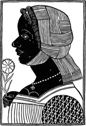 Mulher negra, finais do século XV