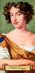 Nell Gwyn, tirado de uma série de cartões de cigarro, 1935