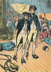 Nelson sobre a vitória em Trafalgar, c1907