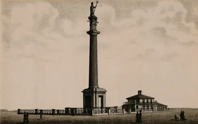 Pilar de Nelsons, c1880.
