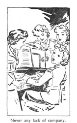 Nunca falta de companhia, 1940