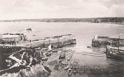 Porto de Newquay, Newquay, Cornualha, 1908