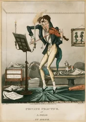 Niccolo Paganini - caricaturas