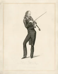 Niccolo Paganini - retrato