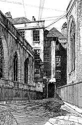 8, Cliffords Inn e Hall à esquerda, 1903