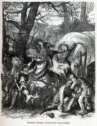 Norman Barons Waylaying Travelers, 1882