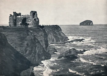 North Berwick - Castelo de Tantallon e Bass Rock, 1895