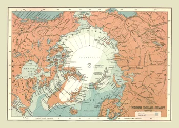 Carta Polar Norte, 1902.