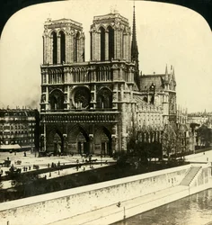 Catedral de Notre Dame, Paris, França, 1901.