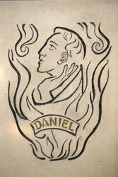 Notre Dame de France catholic church, Londres. Daniel, o profeta, Londres, Grã-Bretanha.