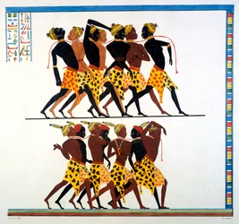 Escravos núbios, 1832-1840
