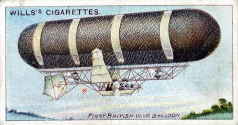 Nulli Secundus, primeiro dirigível militar balão britânico dirigível, 1905-1907 c1910