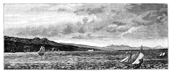 Ao largo da costa da Ásia Menor, c1900