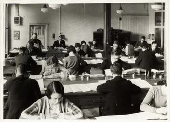 Trabalhadores de escritório, c 1930