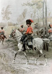 Oficial dos Hussardos, 1889