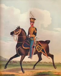 Oficial da Brigada Real de Cavalos de Artilharia, c1833. 1914
