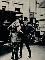 Visita oficial à França, 1917, 1945.