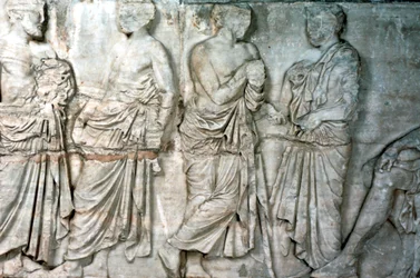 Funcionários, friso do Partenon, 438-432 aC