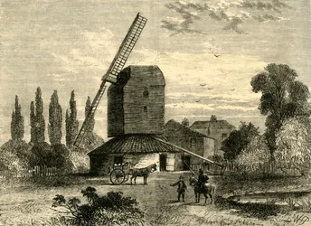 Moinho velho de Camberwell, c1878.