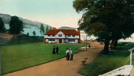 Antigo jardim inglês, Exposição Internacional Imperial, Londres, 1909