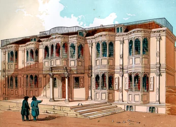 Palácio velho em Greenwich, c1850