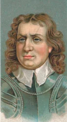 Oliver Cromwell, 1599-1658, chefe militar e político inglês, 1924