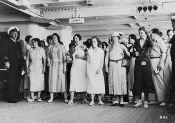 A bordo do RMS Atlantis, c1929-c1939
