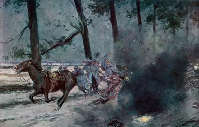 A caminho de Souain, Sommepy, França, Primeira Guerra Mundial, 1915 1929