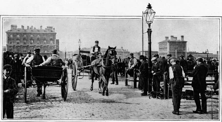 Nas pedras, Islington Cattle Market, Londres, c1902 1903