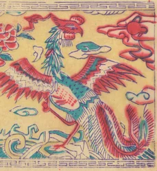 Cento e trinta e cinco xilogravuras incluindo imagens de Ano Novo nianh..., século XIX-XX.