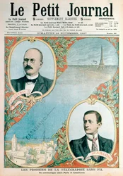 Abertura do link telegráfico sem fio entre Paris e Casablanca, 1907