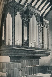 Órgão na Igreja Paroquial de Towyn, c1910