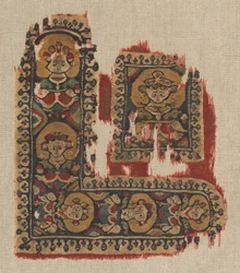 Ornamento Gammadion e Segmentum de uma túnica, 500s.