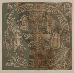 Ornamento de uma túnica, do século VIII ao IX.
