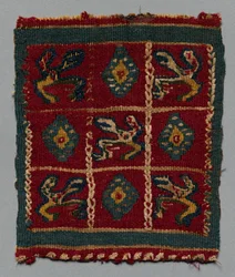 Quadrado decorativo, 400s - 600s.