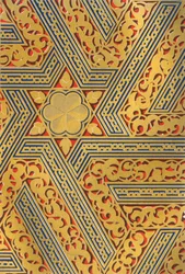 Ornamentos nas paredes, Casa de Sanchez, 1907.