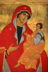 Ícone ortodoxo : Maria e Jesus Paris França