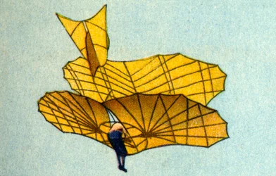 Planador Otto Lilienthal, década de 1890, 1932.