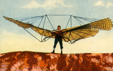 Planador Otto Lilienthal, década de 1890, 1932.