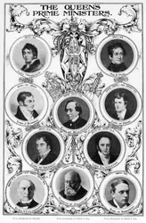 Primeiro Ministro Oueen Victorias, 1901.