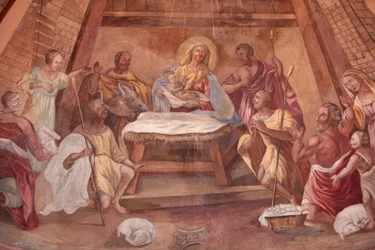 A igreja de Nossa Senhora da Assunção. Natividade. Cordão de França.