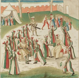 Jogos ao ar livre, c. 1515.