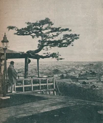 Com vista para a moderna Tóquio, capital do Japão, 1907