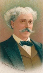 Pablo de Sarasate 1844-1908, violinista e compositor espanhol, 1911