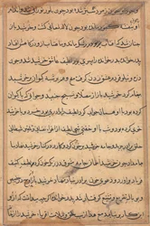 Página de Tales of a Parrot Nome: página de texto, c. 1560.