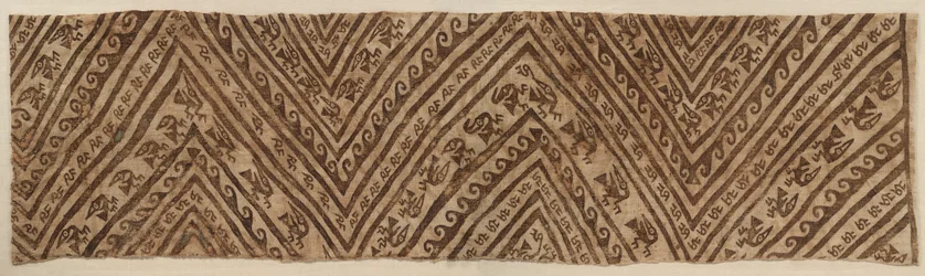 Embalagem pintada para mamãe, c.1100-1400 AD.