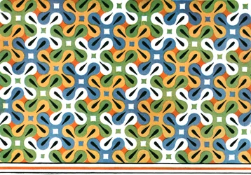 Teto pintado no túmulo de Amenemhet em Tebas, Egito, 1928.
