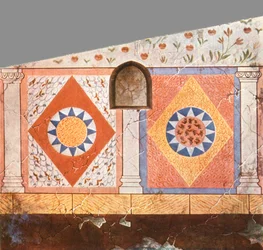 Decoração pintada na Cripta de Stasovsky, Bósforo cimério, Kerch, 1928.