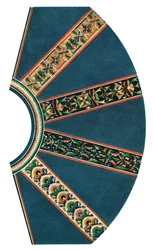 Pintura na cúpula, Igreja de Chora, Constantinopla [Istambul, Turquia], 1928.